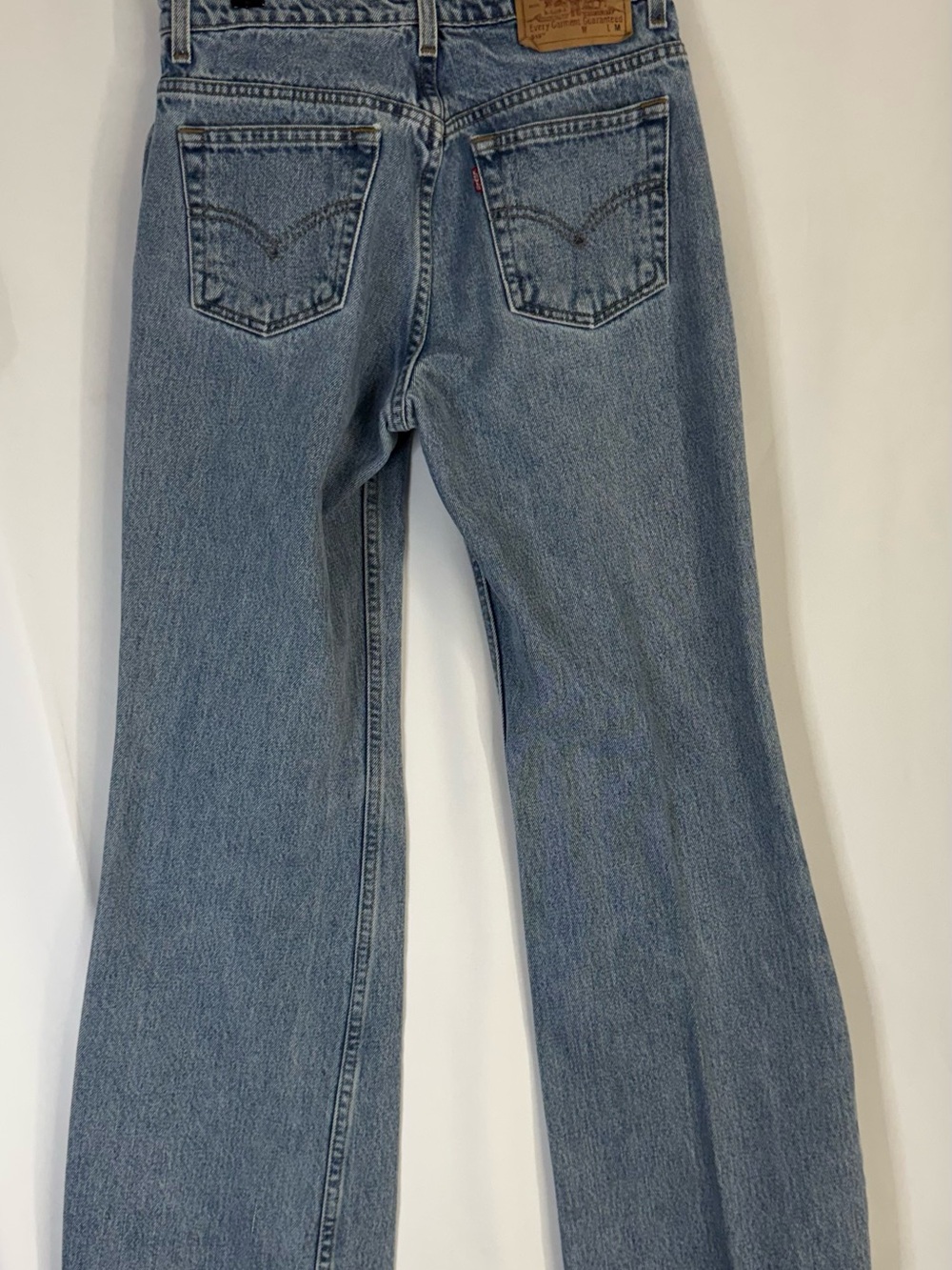 Levi's Light Blue Wide-Leg Low-Rise Jeans - Picture 3 of 10